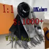 Luxury Millionaire Scarf Female Fashion Designer High-End 100% Cashmere Men's and Women's Scarf Shawl Neck For Lovers Friends Gift