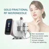 Oro Rf Micro Needling Cura della pelle Macchina di bellezza Microneedling Ridurre le rughe Stringere i pori della pelle Rimozione Rf Beauty Equipment603