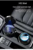 Car Ashtrays Customized car ashtray Car ashtray LED light Mirror cigarette ash pocket ash flame metal cup portable Wireless charging Q231125