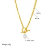 Collier ras du cou CHUANGCHENG mode minimaliste en acier inoxydable bijoux chaîne de clavicule irrégulière géométrique croix coeur collier multicouche