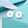 Boucles d'oreilles coeur rond clou avec diamant pour femme cadeau de fiançailles d'anniversaire pour mère fille ou petite amie bijoux clous en or 18 carats