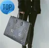 Totes Дизайнерские женщины сумки с тиснением черные цветочные монограммы Onthego Gm MM Bags Кожаные Louisitys сумочка viutonity кошелька