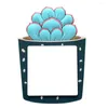 Naklejki ścienne 1PCS Cute Cartoon 3D Cactus Fluorescencyjny silikon Silikon Przełącznik Dzieci Zdejmowane światło Outlet Dekoracje domu