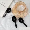 Coffee Scoops Black 7G Plastic Measuring Spoons Short Handle For Tea Sugar Cereal Milk Powder Lx5269 Drop Delivery Home Garden Kitch Dhowr