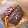 Women designer makeup bag luxury tote handbag wash pouch man purse Leather Shoulder clutch cosmetic bags Cases M41178