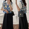 Women's Vests Lovely Women Summer Waistcoats Sleeveless Button Down Crochet Ins Floral Knit Cardigan Tops Korean Female Outerwear M6CD 230424