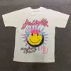 Męskie koszulki Hellstar Cotton T-shirt moda czarne mężczyźni designerskie ubrania kreskówkowe grafiki punk rock tops Summer High Streetwear J230807 6yen