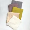 Scarves Spring And Summer Thin Cotton Linen Scarf Wholesale Zen Dance Narrow Style Shawl Natural Texture Fold Silk Versati