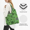 Borse per la spesa Calcio Calcio Generi alimentari Borsa tote Donna Moda Palloni Sport Shopper Borsa a spalla di grande capacità