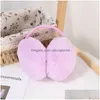 Ear Muffs Ear Muffs Thicken Earmuffs Women New Winter Warmer Cute Plush Girls Solid Color Back Wear Outdoor R231009 Drop Delivery Fash Dhcuz