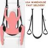 Bondage BDSM Sex Door Swing with Seat Sexy Slave Bondage Kit for Adult Couples with Ajustable Straps 360 Degrees Spinning Love Swing%