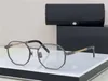 Eyewear óptico de polígono de novo design de moda 080 quadro de metal simples e generoso óculos de ponta com caixa podem fazer lentes de prescrição