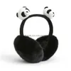 Ear Muffs Ear Muffs New Panda Earmuffs 2023 Autumn Innovative Cute Plush Soft for Girl Woman Christmas Present R231009 Drop Delivery F DHTQO