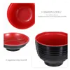 Dinnerware Sets Bowl Japanese Style Miso Mini Imitation Porcelain Soup Lids With Cover Ramen Delicate