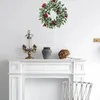 Decorative Flowers Christmas Wreath Artificial Garland For Door Front Mantle Wall Living Room