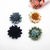 Dekorative Blumen, 10 Stück, koreanische Version des Frühlingskristalls, Samt, mit Fransen, Blume, Accessoires, Schuhe, Taschen, Strand