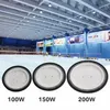 UFO LED Highbay Light 100W 150W 200w Highbay Light Workshop 알루미늄 차고 100-265V