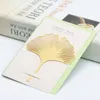 150pcs Leaf Bookmark Brass Metal Hollow Bookmarks Bodhi Leaf Ginkgo Leaf Bookmark Party Wedding Favor