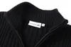 악어 자수 디자이너 남성 스웨터 니트 단색 패션 커플 스타일 따뜻한 지퍼 편지 긴 슬리브 스웨터 상단 크기 m-xx
