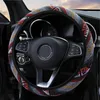 Steering Wheel Covers High Quality Folk-custom Car Cover Universal Fit Most Automotive Ethnic Style Coarse Interiors