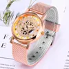 Wristwatches Fashion Watch Women Luxury Stainless Steel Quartz Military Sport Plastic Band Dial Wristwatch Elegant Round Casual