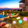 Lawn Lamps Outdoor LED Garden Ball Lights Remote Control Floor Street Lawn Lamp Swimming Pool Wedding Party Holiday Home Decoration Lamp Q231125