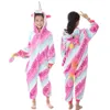 Djurvarglejonlicorne onesie barn kostym jumpsuit kigurumi pyjamas enhörning för barn baby flickor pyjamas pojkar sömnkläder 231219