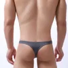 Tanga masculina e cordas g bolsa de nylon tanga sexy imitação ultra fina tanga hombre gay roupa interior sedosa ht