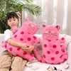 Christmas New Cartoon Cat Doll Plush Toy Cute Cat Pillow Children's Bed Sleeping Leg Clamping Doll