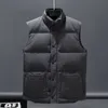 デザイナーダウンCG GiletのCG Bodywarmer Winter Warm Canadian Daucal Body Warmer Vest Ruff Menベストチョッキウエストコートグーシングコート外観冬のジレットユニセックス