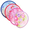 Gift Wrap 4pcs Exquisite Japanese Style Round Fan Classical Foldable Portable