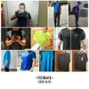 Outdoor Tshirts Queshark Men Szybkie suche krótkie rękawie T -koszulka oddychająca Tops Tshirts Fitness Gym Trening