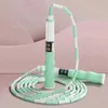 Jump Ropes 2.8m Adjustable Soft PVC Bamboo Joint Skip Rope for Children Lose Weight Sports Equipment Jumping Rope Not Easy To Knot P230425