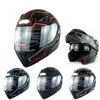 Cascos de motocicleta 1pc Casco de moto Cubierta de cara completa Visor dual para accesorios seguros de carreras TD326