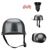 Casques de moto Motocross Moto Vélo Cadeau gratuit pour adultes Moto Helm DOT Casque Allemand Vintage Casco