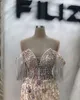 2023 April Aso Ebi Luxurious Mermaid Prom Dress Beaded Crystals Sexy Evening Formal Party Second Reception Birthday Engagement Gowns Dress Robe De Soiree ZJ641