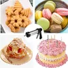 Baking Moulds 8Pcsset Stainless Steel Cookie Decorative Gun Biscuit Hand Pressing Machine Household DIY Tools Kitchen Accessories 230425