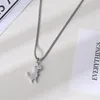 Kedjor Fashion Retro Tiny Animal Dinosaur Pendant Halsband Unik Dragon Charm Chain Collares Statement Smycken för Women Girl Gift
