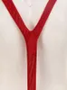 MENS SEXY Sheer T Back Open Crotch V Shaped Bodysuit Porn Transparent Plush underkläder Jul Mini Trosies Sissy Erotic Costume