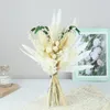 Decorative Flowers Wreath Blooming Dried Flower Bouquet Birthday With Stems Home Decor Garden Vase