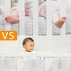 Bed Rails Bumper for Baby Fence Cot Bumpers Bedding Accessories Child Room Decor Infant Knot Design born Crib Cribs boys girls 231124