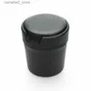 Bil Ashtrays för VW Golf7 Dedikerad central kanalbil Bil AshTray Storage Tank Black Auto Parts Accessories Q231125