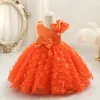 Girls Dresses 06T Baby Dress Butterfly Birthday Party Girl Princess Sequin Tulle Flower Christmas Year Evening 231124