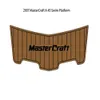 2007 MasterCraft X-45 Zwemplatform pad Boat Eva Foam Faux Teak Deck Floor Mat