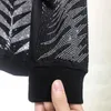 Erkek Sweaters Adamın Sequins Glitter Sweater Sakulakları Uzun Kollu Sonbahar Kış