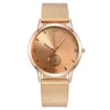 ساعة معصم أنيقة الساعات النسائية الأزياء النجمة Sky Sky التناظرية الكوارتز Watch Watch Femme Digital Stainless Strap سوار