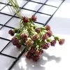 Fleurs décoratives 5 pièces/un Lot artificielle en plastique baie fleur calebasse Bouquet de fruits pour la maison Table décoration accessoires