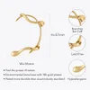 Oor Cuff Enfashion Nonpiercing Takken Ear Cuff Gold Kleurclip op oorbellen voor vrouwen Pendientes Onregelmatige mode -sieraden E221375 230425