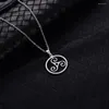 Pendentif Colliers En Acier Inoxydable Teen Of Wolf Symbole Collier Hommes Femmes Haute Poli Jamais Fade Anti-Allergy Link Chain Pendentifs Cadeau