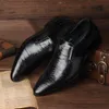 Dress Shoes Men Shoes Retro Dress Shoes High Quality Business PU Leather Lace-up Footwear Formal Shoes for Wedding Party Big size 231124